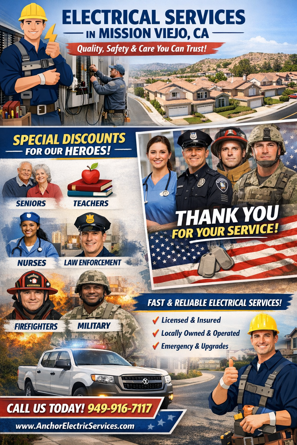 electricians in Mission Viejo, CA